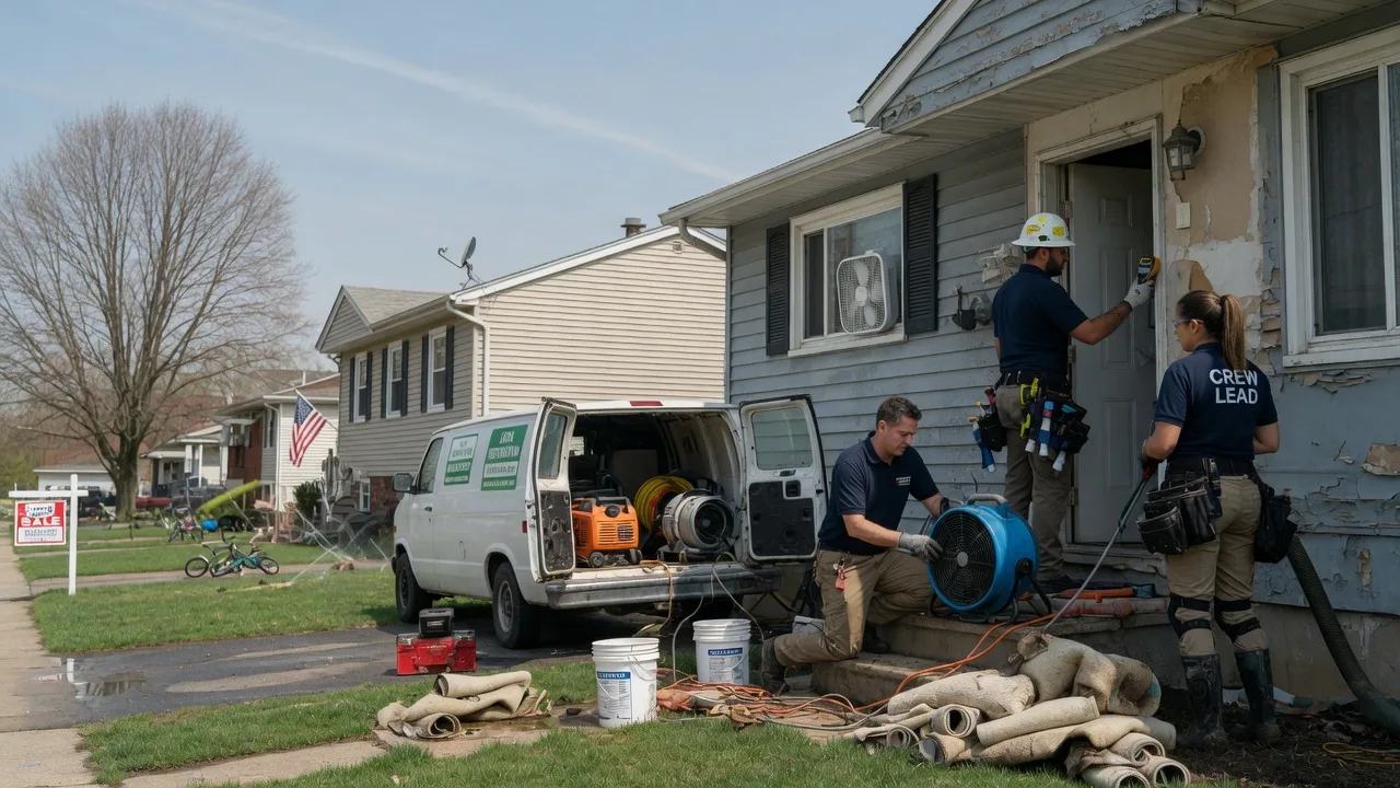 Flood Cleanup in South Wilmington, IL near me